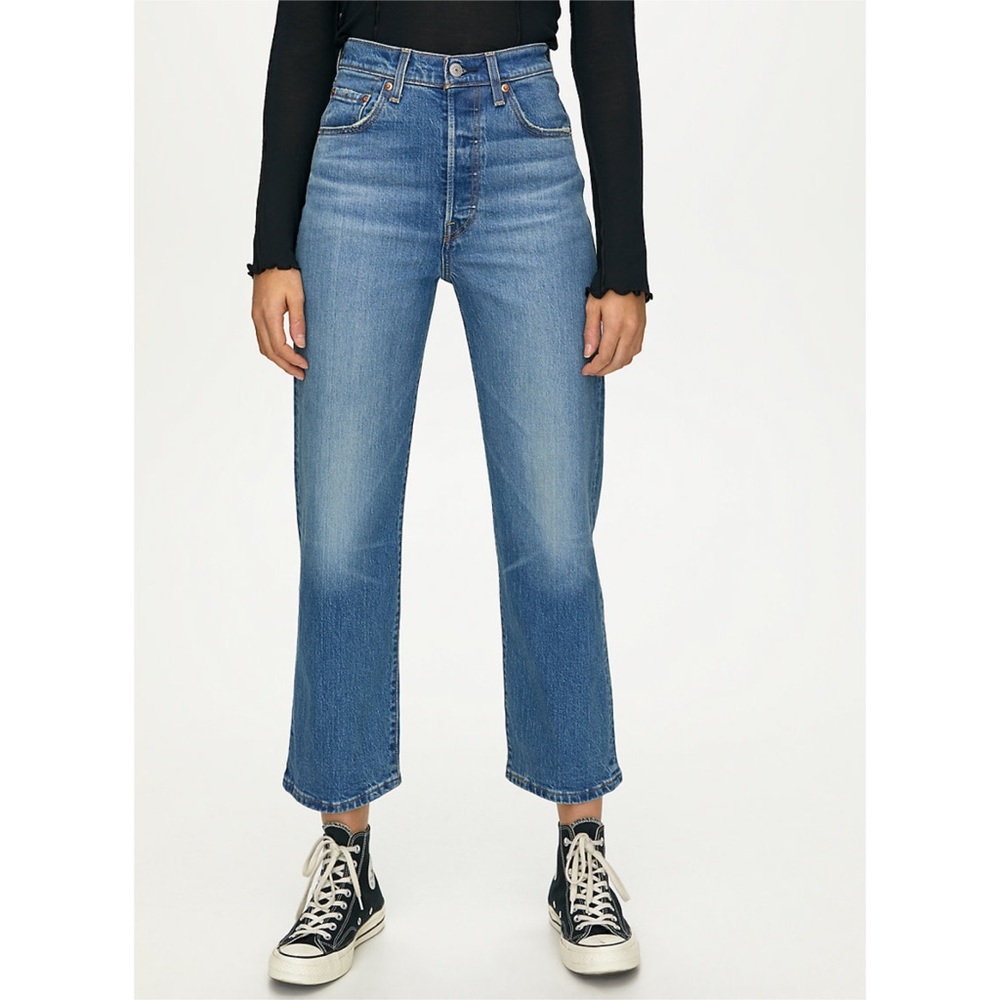 NEW Levi’s Ribcage High Rise Straight Ankle Jeans